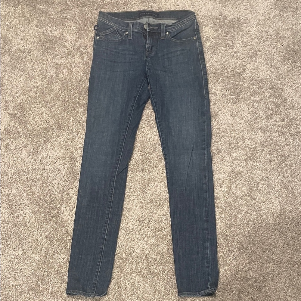 Rock & Republic Dark Blue Skinny Jeans